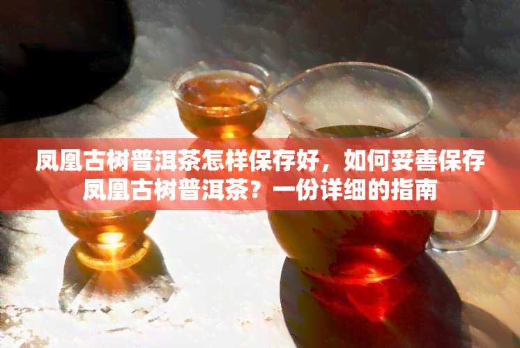 凤凰古树普洱茶怎样保存好，如何妥善保存凤凰古树普洱茶？一份详细的指南