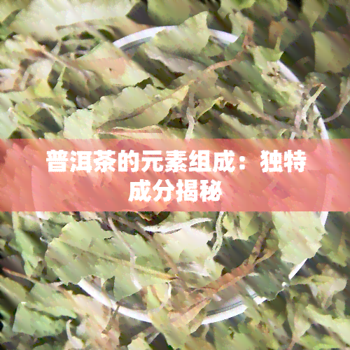 普洱茶的元素组成：独特成分揭秘