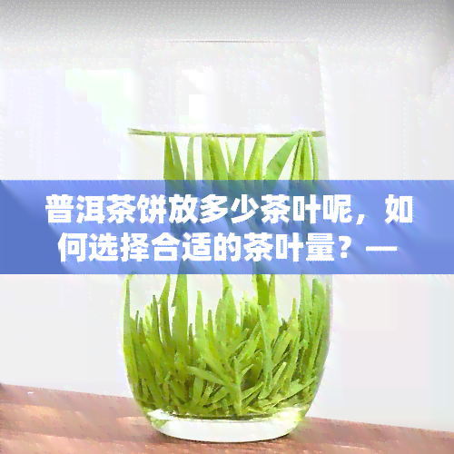 普洱茶饼放多少茶叶呢，如何选择合适的茶叶量？——普洱茶饼的冲泡方法