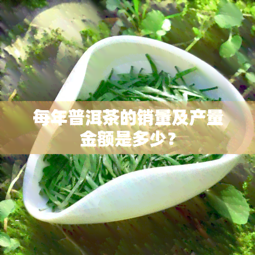 每年普洱茶的销量及产量金额是多少？