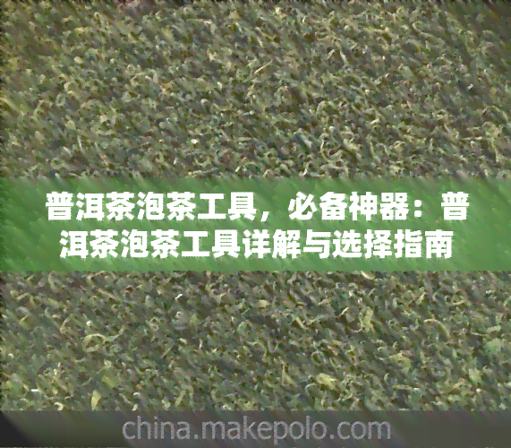 普洱茶泡茶工具，必备神器：普洱茶泡茶工具详解与选择指南