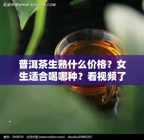 普洱茶生熟什么价格？女生适合喝哪种？看视频了解！