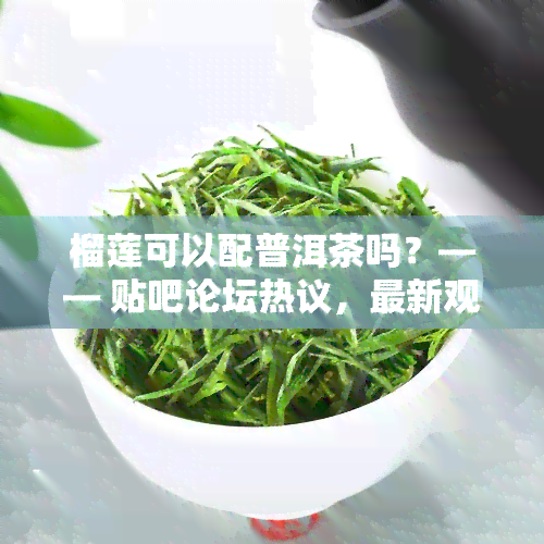 榴莲可以配普洱茶吗？—— 贴吧论坛热议，最新观点分享！