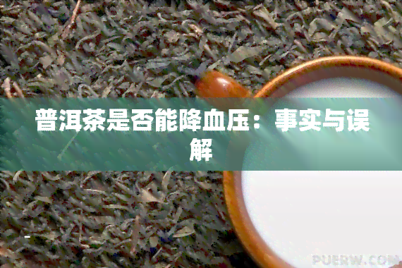 普洱茶是否能降血压：事实与误解