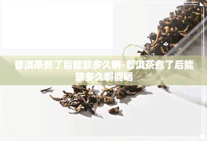 普洱茶煮了后能放多久啊-普洱茶煮了后能放多久啊能喝