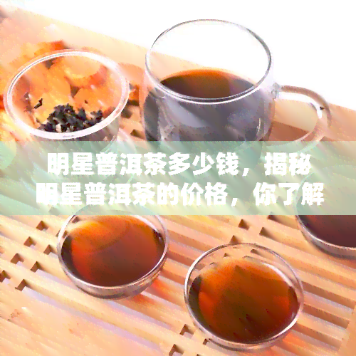 明星普洱茶多少钱，揭秘明星普洱茶的价格，你了解多少？