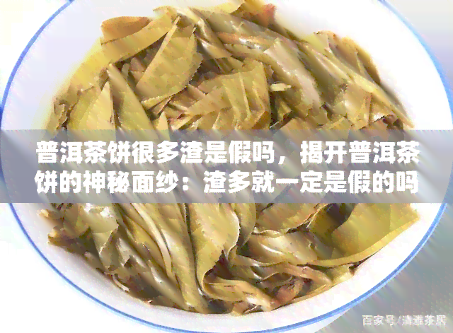 普洱茶饼很多渣是假吗，揭开普洱茶饼的神秘面纱：渣多就一定是假的吗？