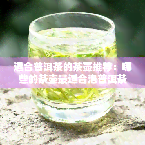 适合普洱茶的茶壶推荐：哪些的茶壶最适合泡普洱茶？