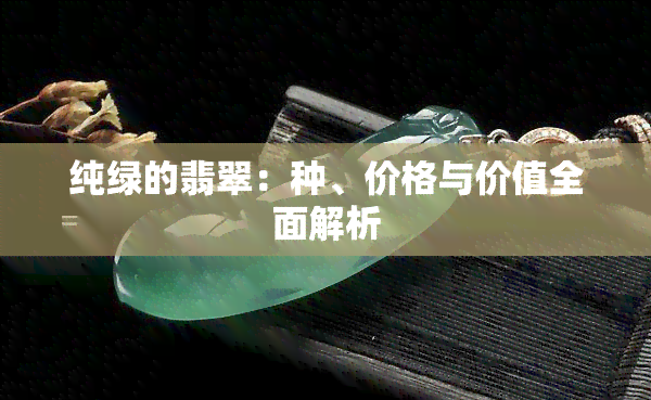 纯绿的翡翠：种、价格与价值全面解析