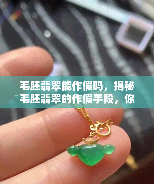 毛胚翡翠能作假吗，揭秘毛胚翡翠的作假手段，你是否也被骗了？