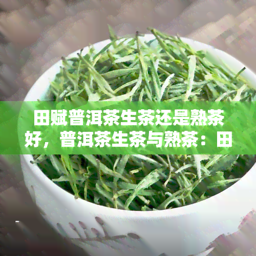 田赋普洱茶生茶还是熟茶好，普洱茶生茶与熟茶：田赋的比较与选择