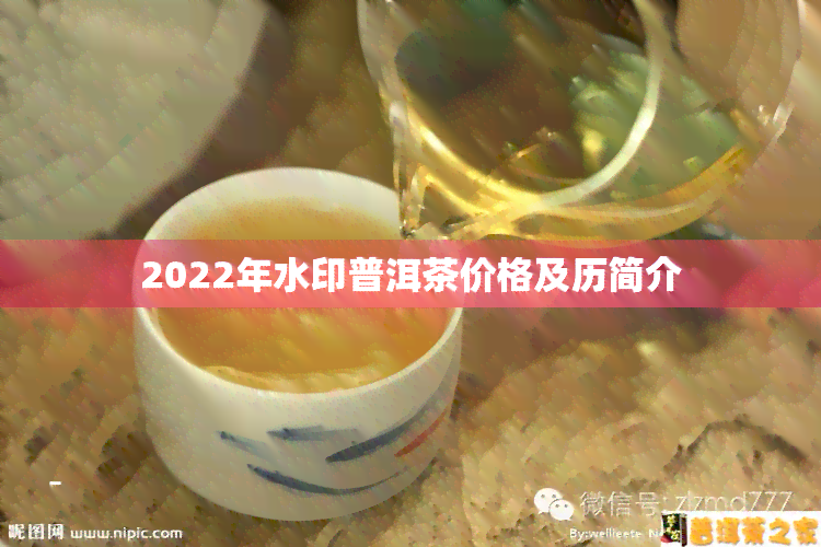 2022年水印普洱茶价格及历简介