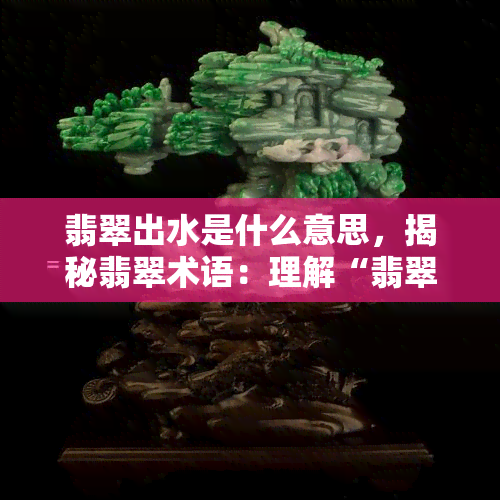 翡翠出水是什么意思，揭秘翡翠术语：理解“翡翠出水”的含义