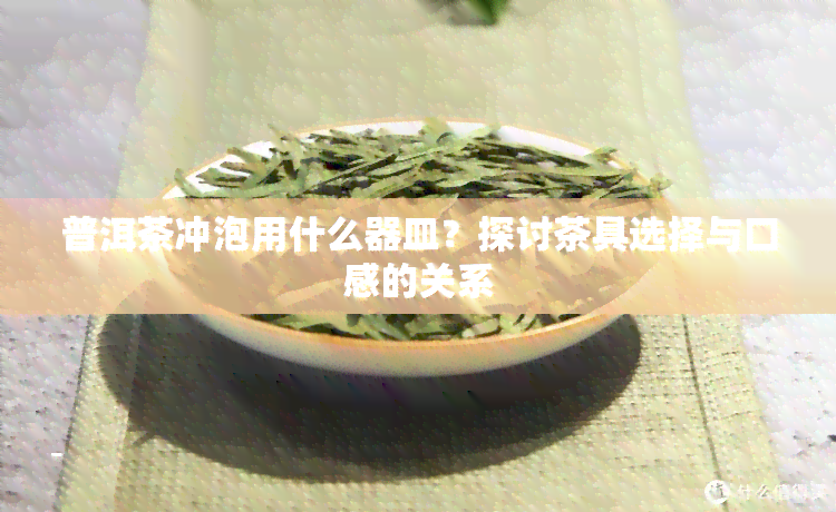 普洱茶冲泡用什么器皿？探讨茶具选择与口感的关系