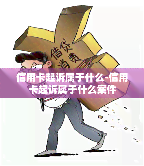 信用卡起诉属于什么-信用卡起诉属于什么案件