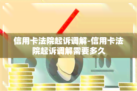 信用卡法院起诉调解-信用卡法院起诉调解需要多久