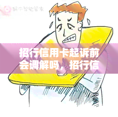 招行信用卡起诉前会调解吗，招行信用卡起诉前会进行调解吗？