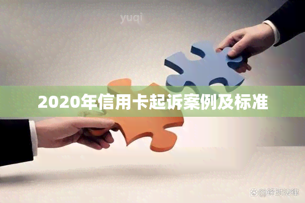 2020年信用卡起诉案例及标准