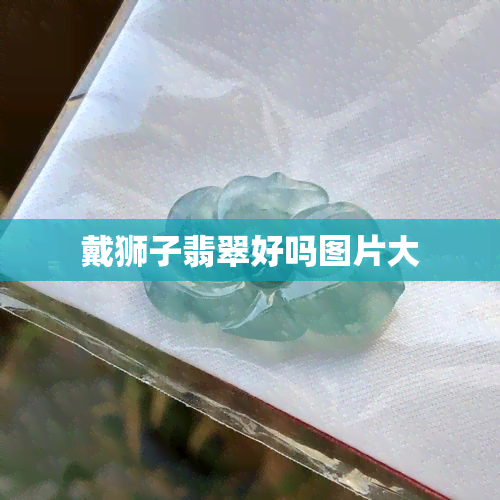 戴狮子翡翠好吗图片大