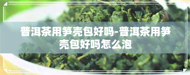 普洱茶用笋壳包好吗-普洱茶用笋壳包好吗怎么泡