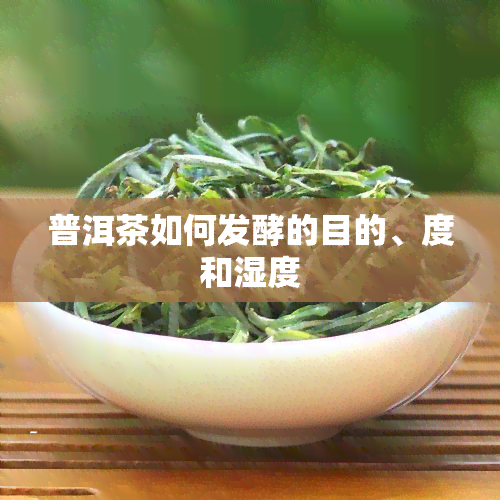 普洱茶如何发酵的目的、度和湿度