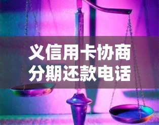 义信用卡协商分期还款电话