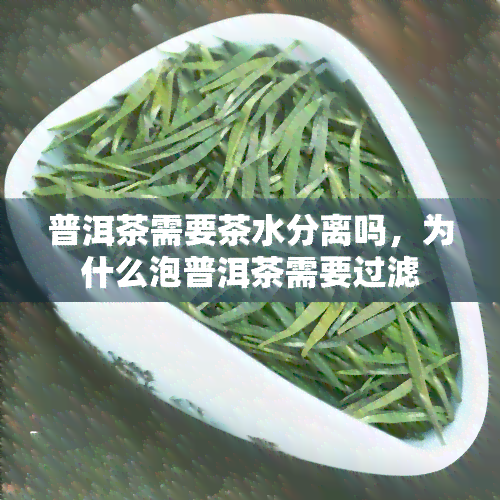 普洱茶需要茶水分离吗，为什么泡普洱茶需要过滤