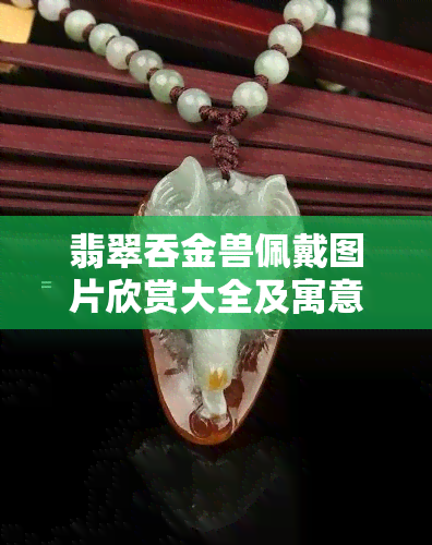 翡翠吞金兽佩戴图片欣赏大全及寓意，手链禁忌