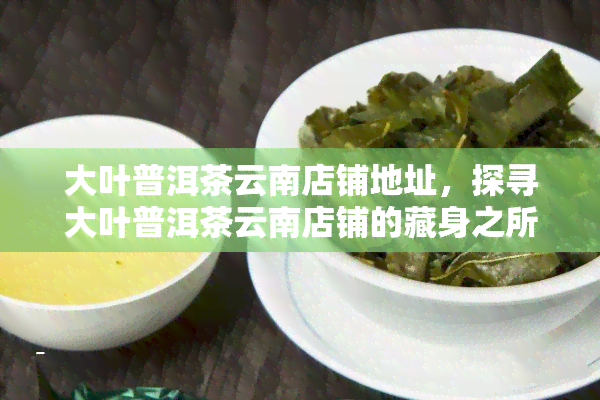 大叶普洱茶云南店铺地址，探寻大叶普洱茶云南店铺的藏身之所