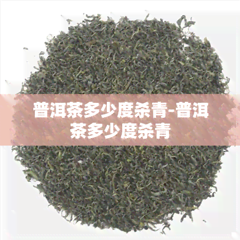 普洱茶多少度杀青-普洱茶多少度杀青