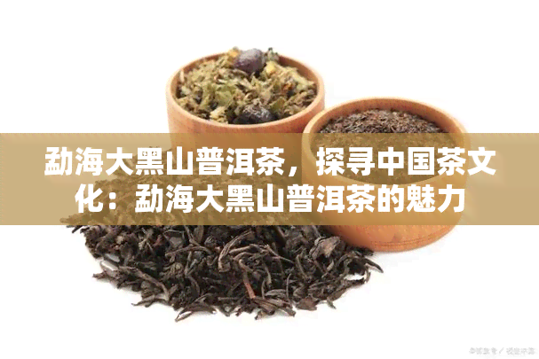 勐海大黑山普洱茶，探寻中国茶文化：勐海大黑山普洱茶的魅力