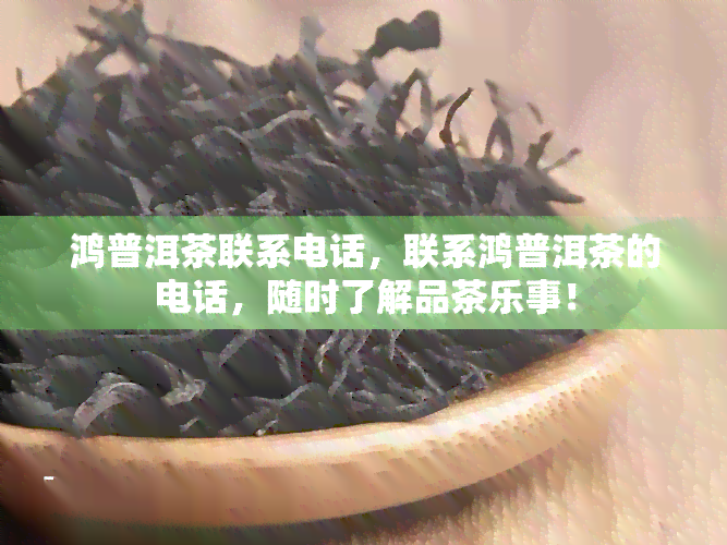 鸿普洱茶联系电话，联系鸿普洱茶的电话，随时了解品茶乐事！