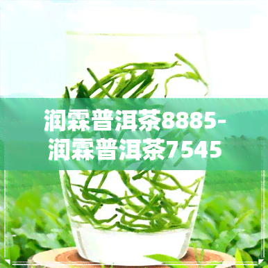 润霖普洱茶8885-润霖普洱茶7545