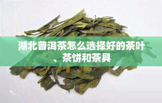 湖北普洱茶怎么选择好的茶叶、茶饼和茶具