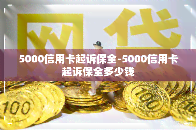 5000信用卡起诉保全-5000信用卡起诉保全多少钱