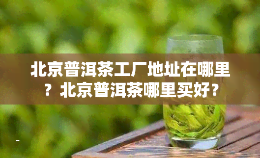 北京普洱茶工厂地址在哪里？北京普洱茶哪里买好？