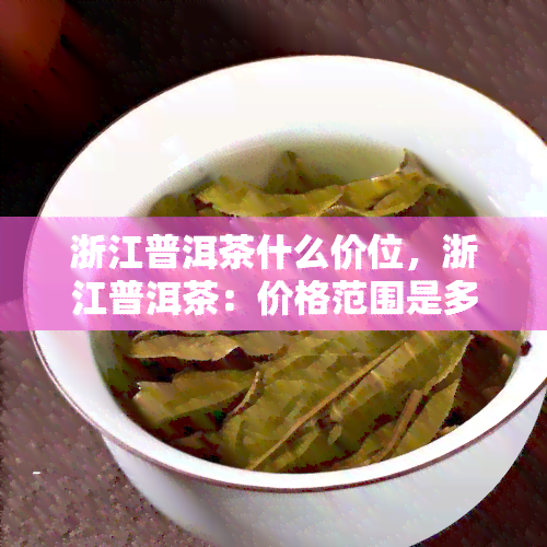 浙江普洱茶什么价位，浙江普洱茶：价格范围是多少？