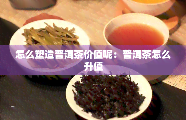 怎么塑造普洱茶价值呢：普洱茶怎么升值