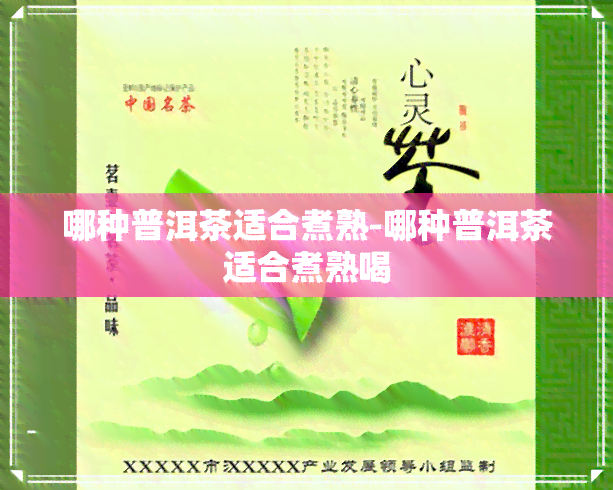 哪种普洱茶适合煮熟-哪种普洱茶适合煮熟喝