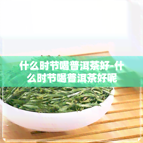 什么时节喝普洱茶好-什么时节喝普洱茶好呢