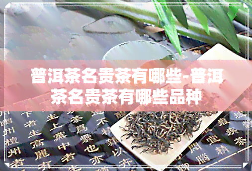 普洱茶名贵茶有哪些-普洱茶名贵茶有哪些品种