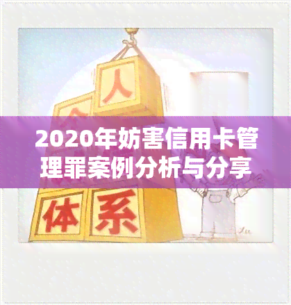 2020年妨害信用卡管理罪案例分析与分享