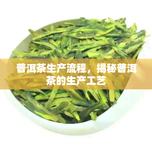 普洱茶生产流程，揭秘普洱茶的生产工艺