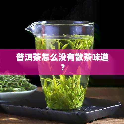 普洱茶怎么没有散茶味道？