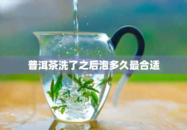 普洱茶洗了之后泡多久最合适