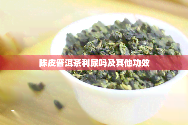 陈皮普洱茶利尿吗及其他功效