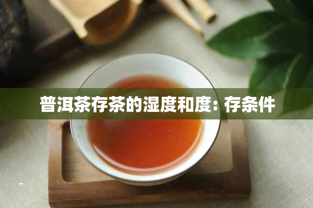 普洱茶存茶的湿度和度: 存条件