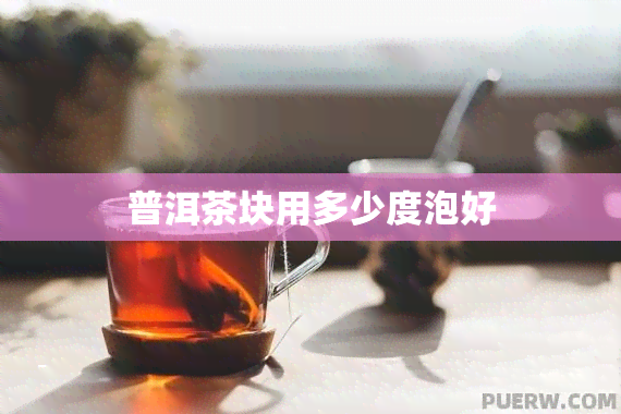 普洱茶块用多少度泡好