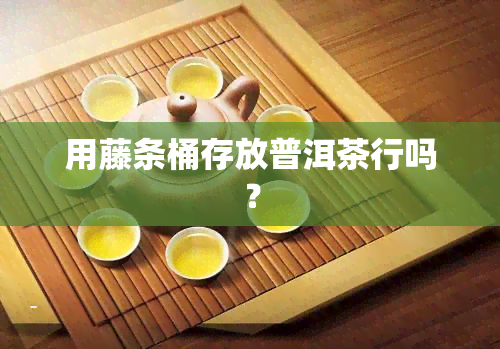 用藤条桶存放普洱茶行吗？