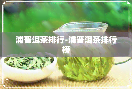 浦普洱茶排行-浦普洱茶排行榜